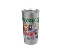 Preescolar Magic Club Cute Halloween School Student Teacher Vaso térmico de acero inoxidable de doble pared
