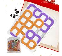 preescolares - 14,3 x 14 x 0,7 cm ABS Juego de motricidad Fina | Tablero de Laberinto de números | de Juguete Seguro, Juguete Educativo de Mesa | Actividad de Aprendizaje