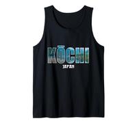 Prefectura de Kochi Japón Ciudad de Japón Vintage Diseño Camiseta sin Mangas
