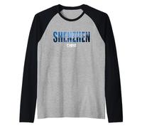 Prefectura de Shenzhen China Shenzhen City Vintage Shenzhen Camiseta Manga Raglan
