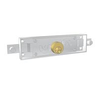 PREFER - Cerraduras para persianas enrollables mini - Cerradura central cilindro redondo - Saliente cilindro mm. 5,7-155 l x 42 h x 15 p mm