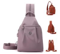Preferablen Bag, Vovtva Waterproof 2-Way Commuting Bag, Preferable Large Capacity Oxford Women Backpack Shoulder Bags (Pink)
