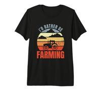 Preferiría dedicarme a la Agricultura Cosecha Campesina Camiseta Premium