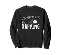 Preferiría dormitar relajándome con el Tapir Kawaii Sudadera