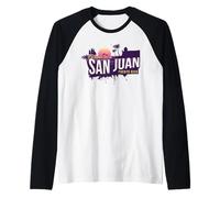 Preferiría Estar en San Juan Puerto Rico Souvenir Camiseta Manga Raglan