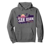 Preferiría Estar en San Juan Puerto Rico Souvenir Sudadera con Capucha