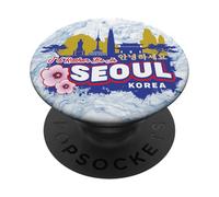 Preferiría Estar en Seúl Corea Souvenir PopSockets PopGrip Adhesivo