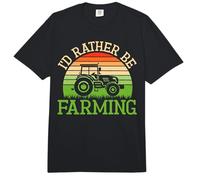 Preferiría ser Farming Farm Comfort Colors Adult Heavyweight T-Shirt