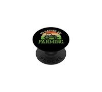 Preferiría ser Farming Farm PopSockets PopGrip Adhesivo