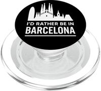 Prefiero estar en Barcelona - Gráfico de horizonte urbano PopSockets PopGrip para MagSafe