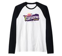 Prefiero Estar en Cartagena Colombia Recuerdo Camiseta Manga Raglan