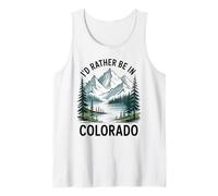 Prefiero Estar en Colorado, me Encanta Colorado Colorado Camiseta sin Mangas