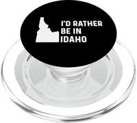 Prefiero Estar en Idaho: Divertido Recuerdo estatal de Native Boise PopSockets PopGrip para MagSafe