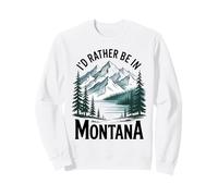 Prefiero Estar en Montana, Amo Montana Big Sky Country Sudadera