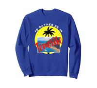 Prefiero Estar en Tenerife - Beach Vacation Blue Sudadera