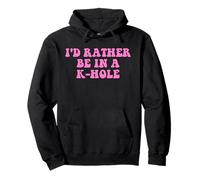 Prefiero Estar en un diseño Hippie con Agujero en K Sudadera con Capucha