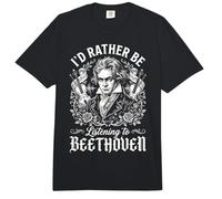 Prefiero Estar Escuchando a Beethoven Comfort Colors Adult Heavyweight T-Shirt