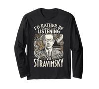 Prefiero Estar Escuchando a Igor Stravinsky Manga Larga