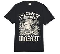 Prefiero Estar Escuchando a Wolfgang Amadeus Mozart Comfort Colors Adult Heavyweight T-Shirt