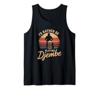 Prefiero estar jugando al djembe Camiseta sin Mangas