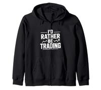 Prefiero Estar negociando acciones Inversión Divertida Sudadera con Capucha