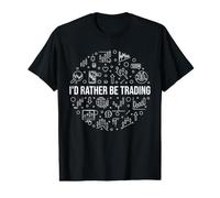 Prefiero Estar operando - Crypto Trader Cryptocurrency Trading Camiseta gráfica económica