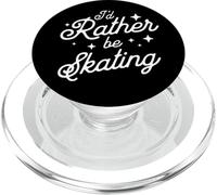 Prefiero estar patinando lindo patinaje sobre hielo PopSockets PopGrip para MagSafe