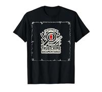 Prefiero Estar Viendo documentales sobre crímenes Reales Camiseta, Hombre, Negro, XL