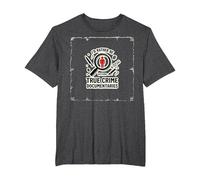 Prefiero Estar Viendo documentales sobre crímenes Reales Camiseta, Hombre Tallas Grandes, Jaspeado Oscuro, 4X Alto