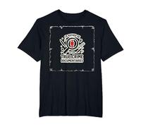 Prefiero Estar Viendo documentales sobre crímenes Reales Camiseta, Hombre Tallas Grandes, Negro, 4X Alto