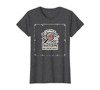 Prefiero Estar Viendo documentales sobre crímenes Reales Camiseta, Mujer, Jaspeado Oscuro, XXL