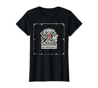Prefiero Estar Viendo documentales sobre crímenes Reales Camiseta, Mujer, Negro, M