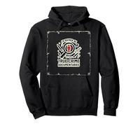 Prefiero Estar Viendo documentales sobre crímenes Reales Sudadera con Capucha, Unisex para Adultos, Negro, XL