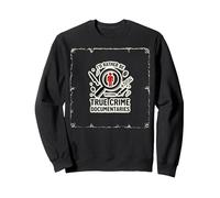 Prefiero Estar Viendo documentales sobre crímenes Reales Sudadera, Unisex para Adultos, Negro, M