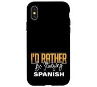 Prefiero Estudiar la Práctica de Aprendizaje del Idioma Españ Carcasa para iPhone X/XS