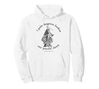 Prefiero Libertad peligrosa Jefferson Vintage 1776 América Sudadera con Capucha