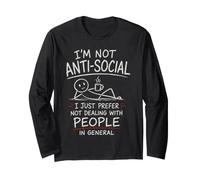 Prefiero no Tratar con Gente Divertido Anti-Social Manga Larga