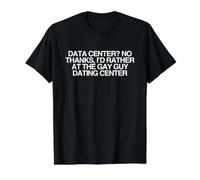 Prefiero Salir con un Chico Gay Centro de Citas Funny AI LGBTQ+Meme Camiseta gráfica económica, Hombre, Negro, L
