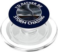 Prefiero ser Cazador de tormentas, tornados, huracanados PopSockets PopGrip para MagSafe