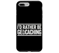 Prefiero ser Geocaching GPS Treasure Geo Geocachers Hunt Carcasa para iPhone 7 Plus/8 Plus