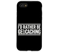Prefiero ser Geocaching GPS Treasure Geo Geocachers Hunt Carcasa para iPhone SE (2020) / 7/8