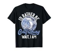 Prefiero ser pesca del gato Espera Soy bagre Camiseta