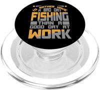 Prefiero Tener un Mal día de Pesca Que un Buen día en el Trabajo PopSockets PopGrip para MagSafe