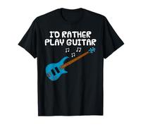 Prefiero Tocar la Guitarra, Guitarrista, Bajista, músico Camiseta