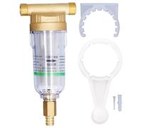 Prefiltro Agua, G1 / 2 Rosca Macho Desmontable, Filtro Sedimentos Alta Densidad - Protección Eficaz Contra Impurezas, Acero Inoxidable Resistente, Ideal Sistemas Automáticos Hoga