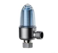 Prefiltro de entrada de agua para aplicaciones residenciales con construcción de metal reforzado y capacidad de retención de sedimentos (salida en forma de L)