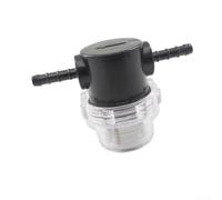 Prefiltro de rosca Npt para agua del grifo y riego de jardín, colador de sedimentos ABS negro con 6 mm, 10 mm, 12 mm, 21 mm, trampa de suciedad en línea (6 mm)