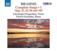 Pregardien/Eisenlohr - Brahms, J.: Songs (Complete), Vol. 1