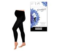 Preggers Medias sin pies de maternidad - 10-15 mmHg Gradiente de compresión - negro - Large