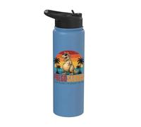 Preggosaurus Rawr Means I'm Hungry for Two Funny Pregnancy Stainless Steel Insulated Water Bottle